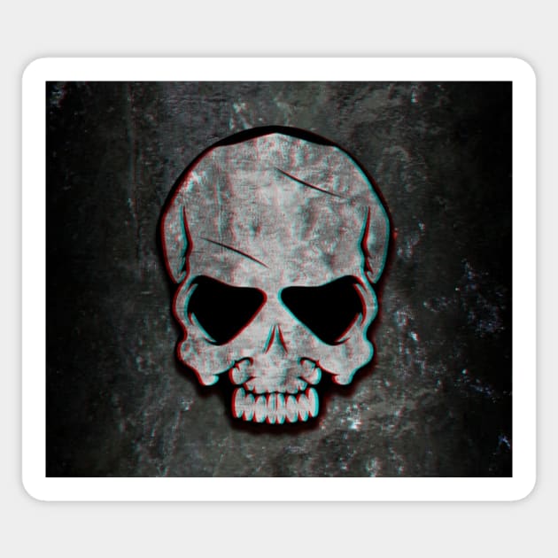 Skull Sticker by daghlashassan